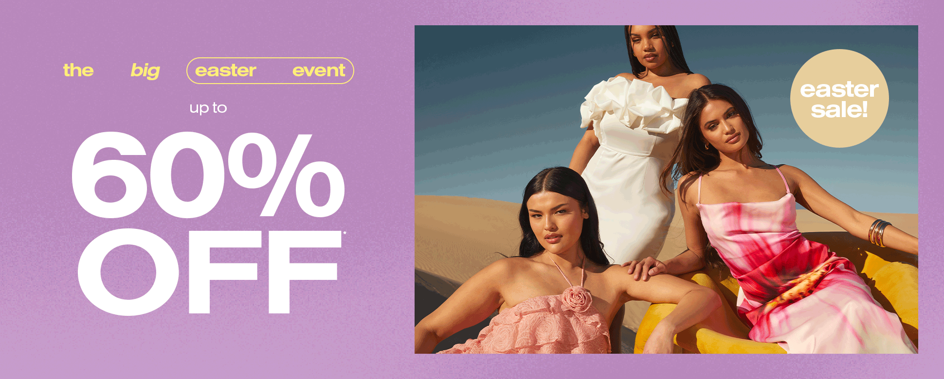 UP TO 60% OFF!