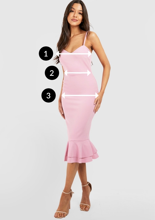 Women s Dresses Size Chart boohoo UK